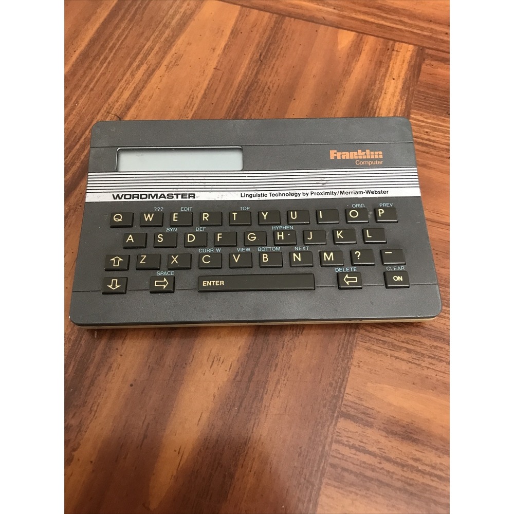 Merriam webster Franklin wordmaster 1987